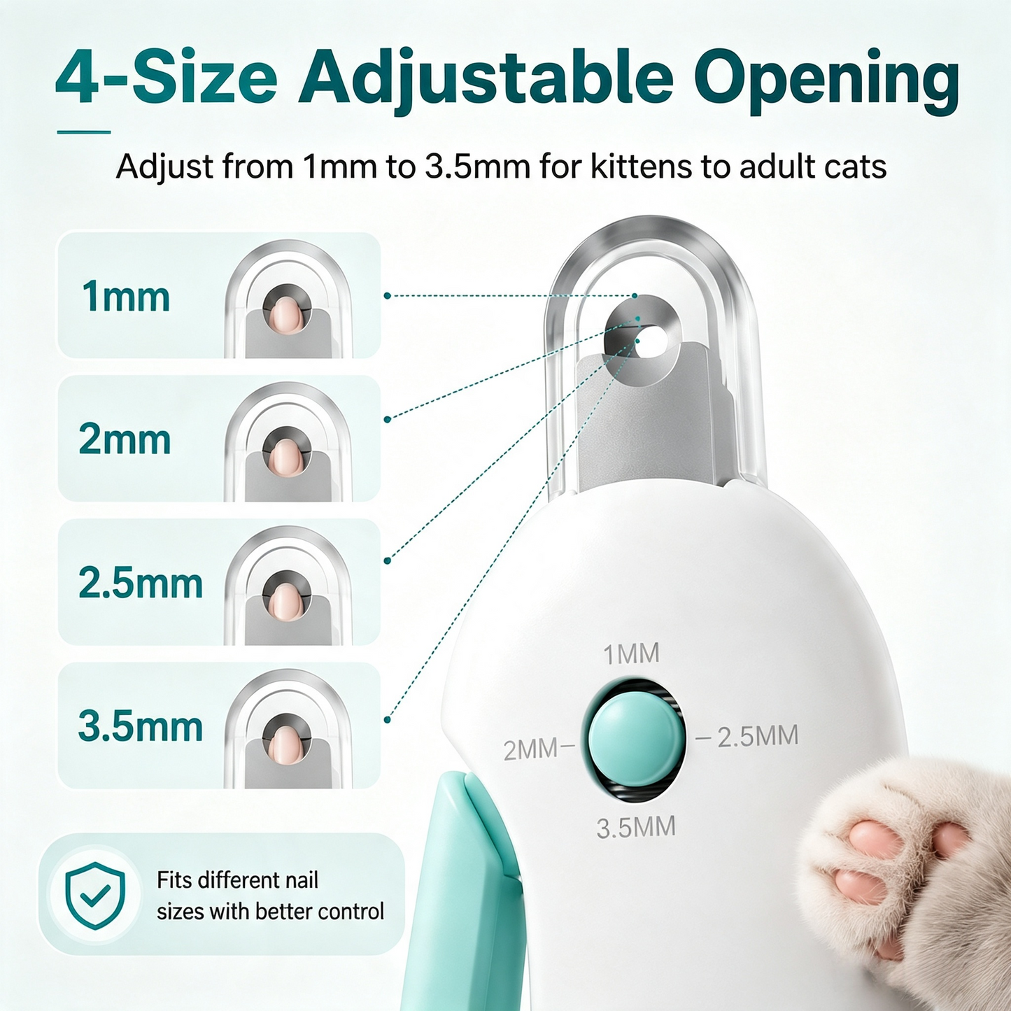 🐾 Claw Clipper – Safe Trim for All Cats✂️