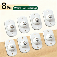 8 Pcs White