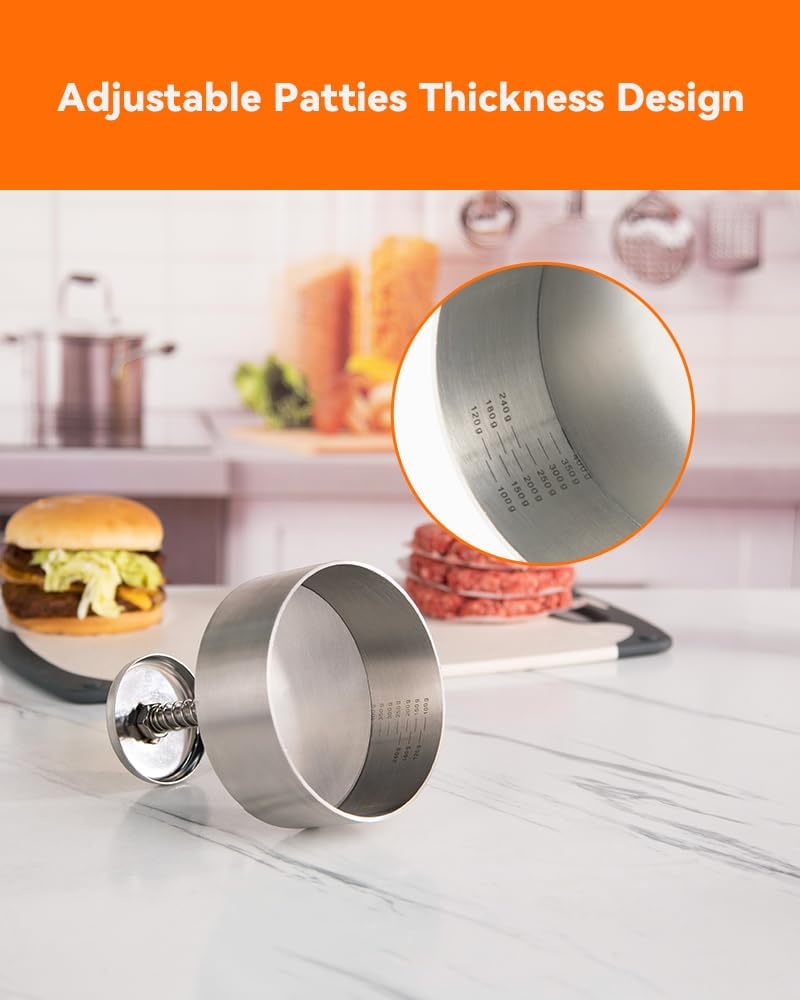 304 Stainless Steel Hamburger Press Patty Make
