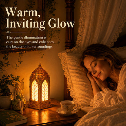 Elf Sanctuary Lamp – Warm Fantasy Table Lamp for Bedrooms, Bookshelves & Reading Nooks
