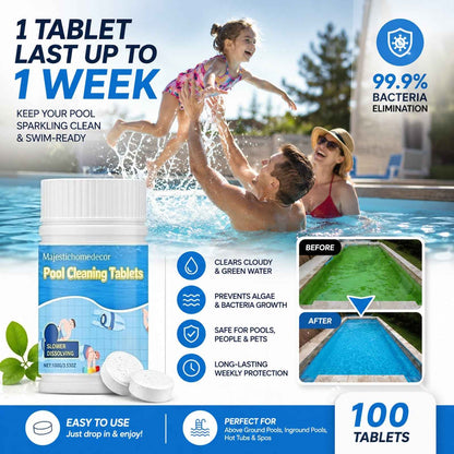🔥 Limited-Time Offer! The Next-Gen Pool Purifier is here ✨ 2X Stronger Algae Control, Gentle & Safe for Kids! 👨‍👩‍👧‍👦