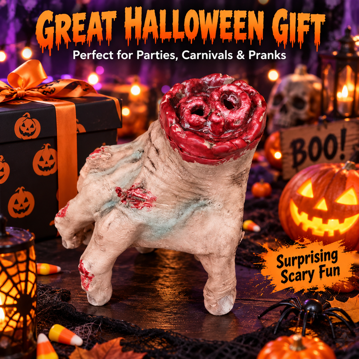 Crawling severed hand Halloween gift party and prank decor