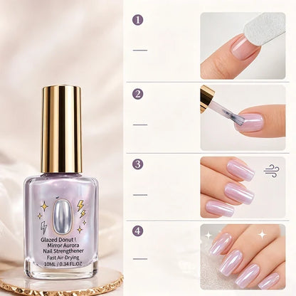 Lilac Glossy Mirror Nail Strengthener