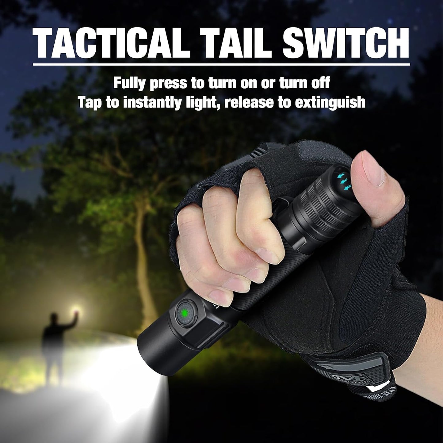 T5 High-lumen tactical laser rechargeable flashlight