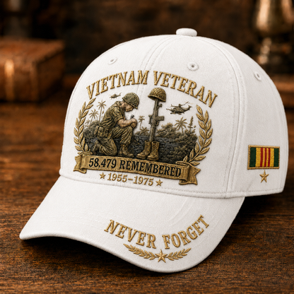 🎁Vietnam Veteran 58,479 Remembered Cap