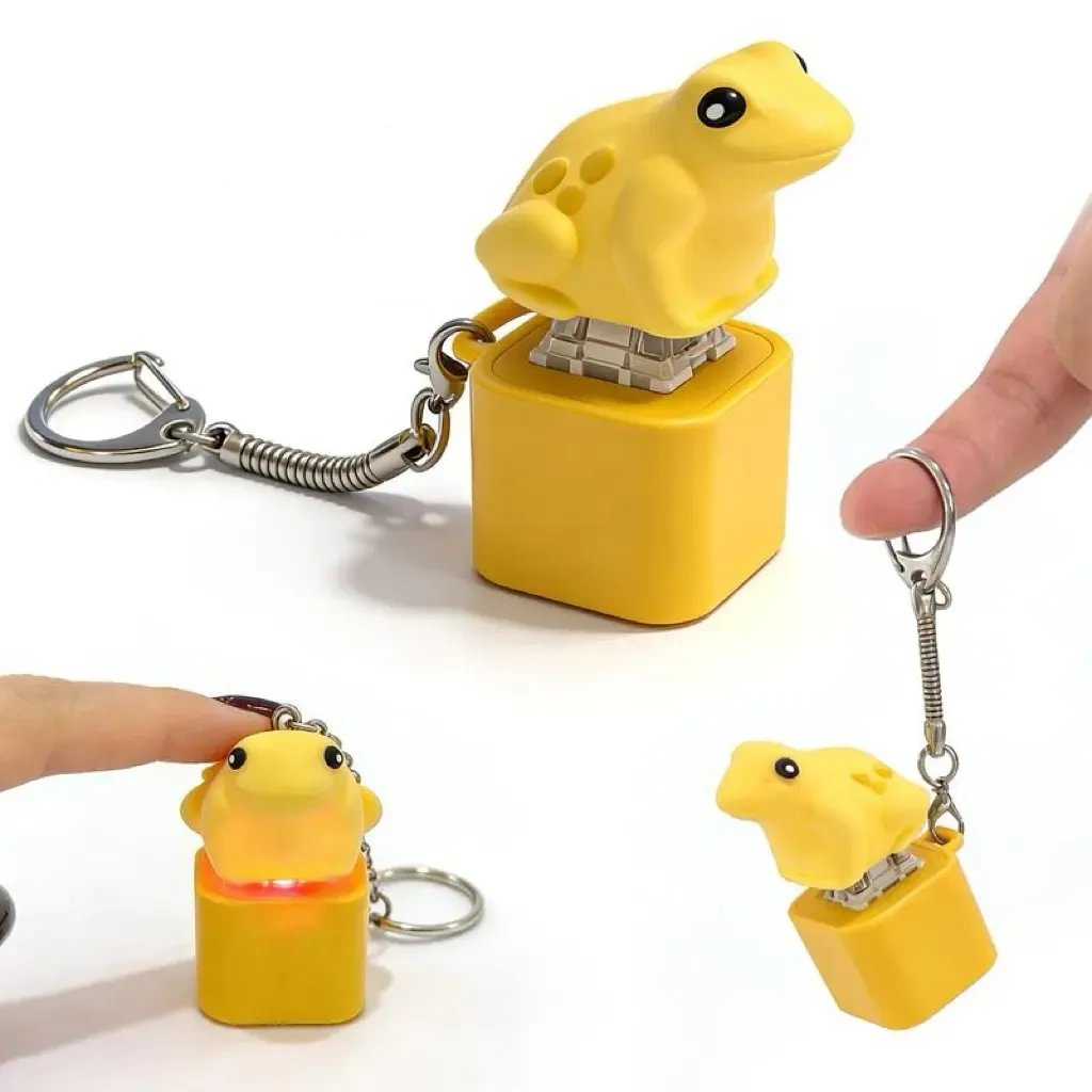 💖Hot 48% OFF🦎✨ Lizard, Frog & Coquí Button Keychain