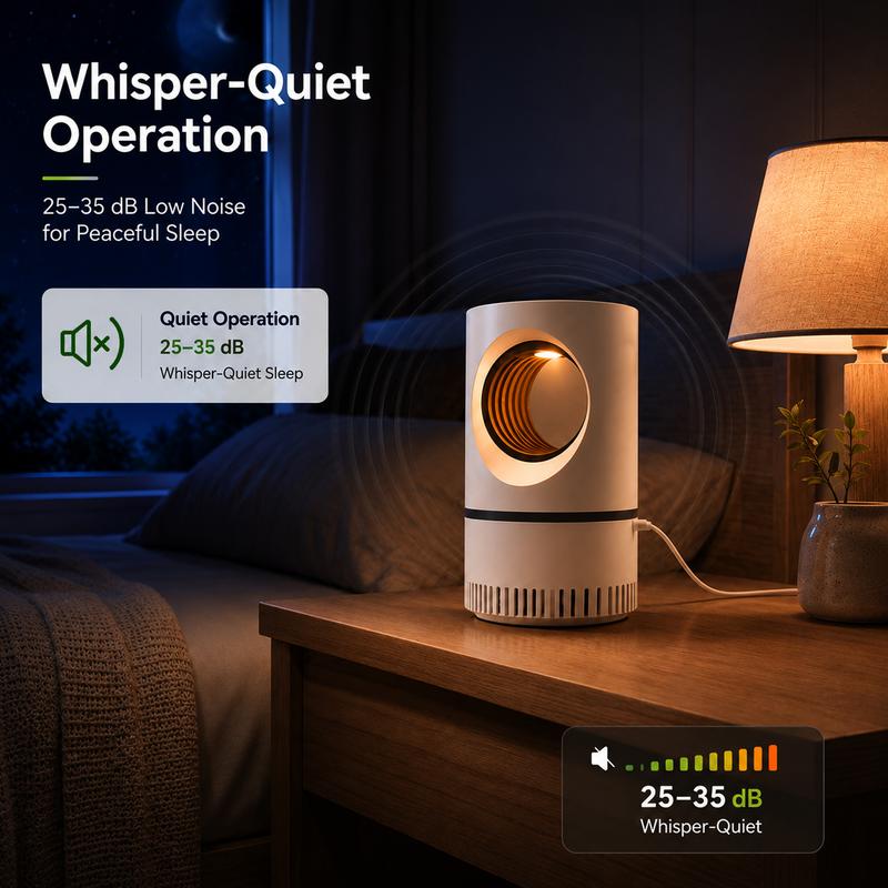 Chemical Free Safe for Kids Pets, Indoor Bedroom Mosquito Killer🦟