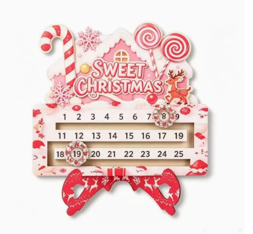 25-Day Christmas Countdown Ornament