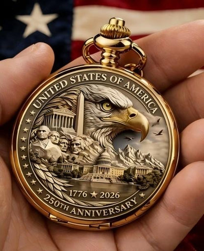⏳ ONLY 72 HOURS LEFT: USA 250TH POCKET WATCH — ⏳