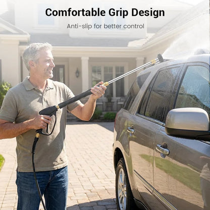 💦 Garden Hose Spray Wand – 3-Nozzle Water Sprayer for Car Washing, Patio & Garden