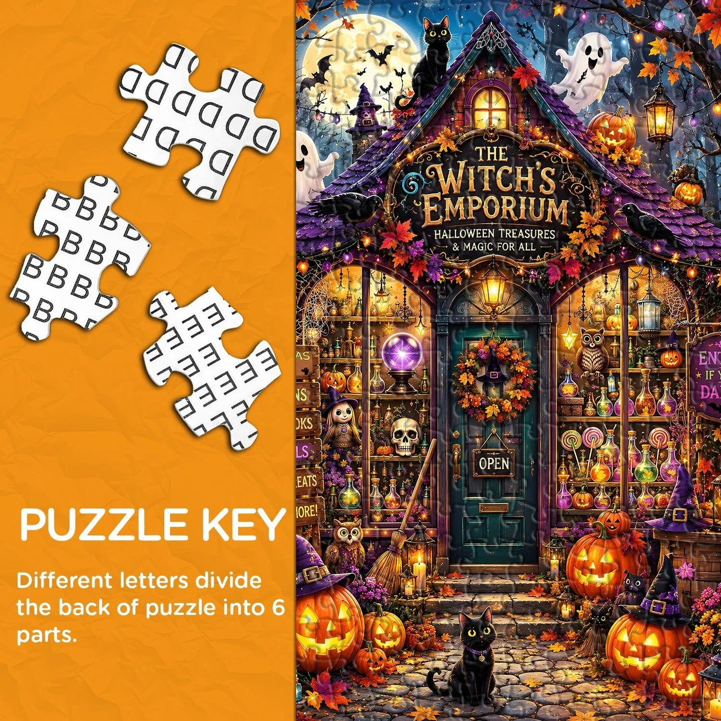 💥🏆The Witch’s Emporium Jigsaw Puzzle 1000 Pieces