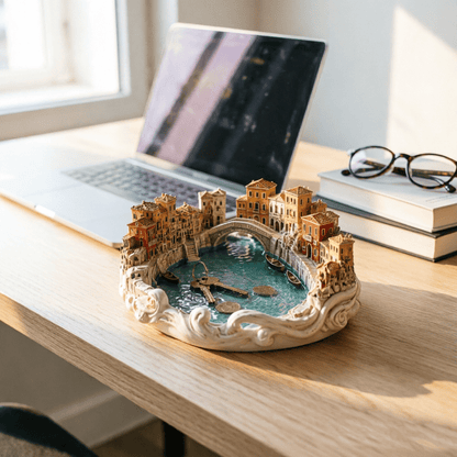 🛶✨ Bring the Romance of Venice to Your Entryway! Miniature Water City Catch-all Dish — 49% OFF Today