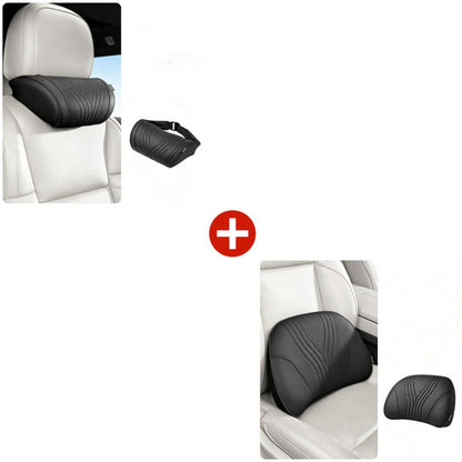 🚗💤 Relieve Driving Fatigue! Universal Memory Foam Car Headrest Neck Pillow, Ergonomic Support Auto Neck Cushion for Long Road Trips