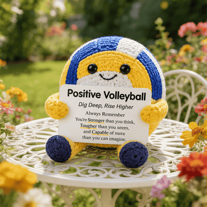 ⚽ Positive Soccer Buddy|Handmade Crochet Encouragement Gift 💚