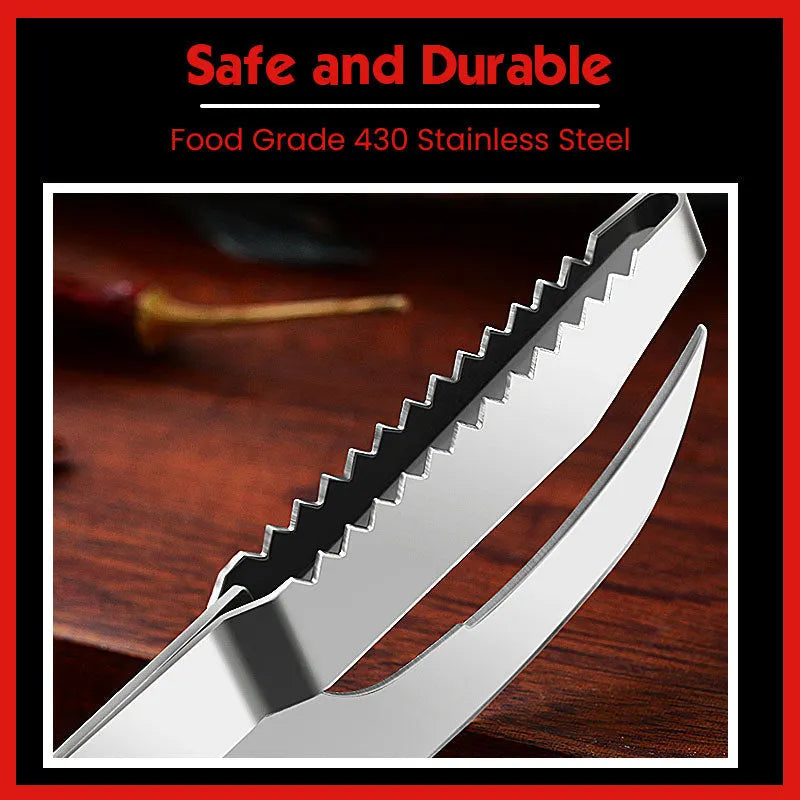 ✨Buy 1 Get 1 Free✨Stainless Steel 3 In 1 Fish Maw Knife（2pcs）