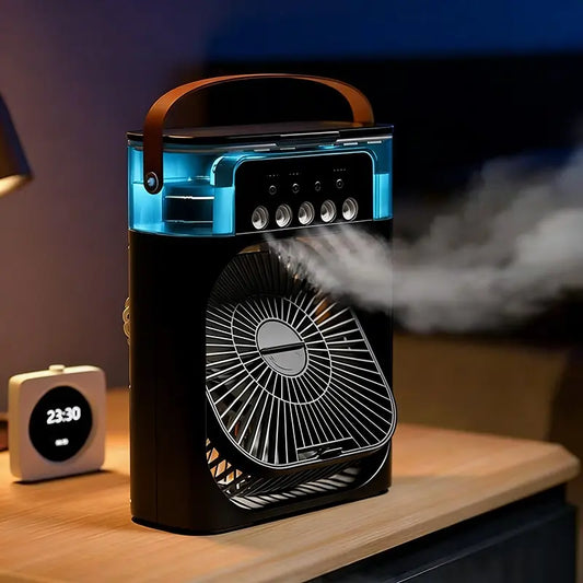Five-Hole Spray Fan Desktop USB Electric Fan