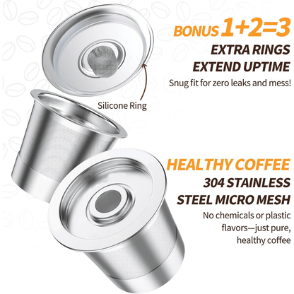 Reusable K Cup for Keurig 1.0 Stainless Steel Refillable K Cups --😍Last Day Promotion 49% OFF