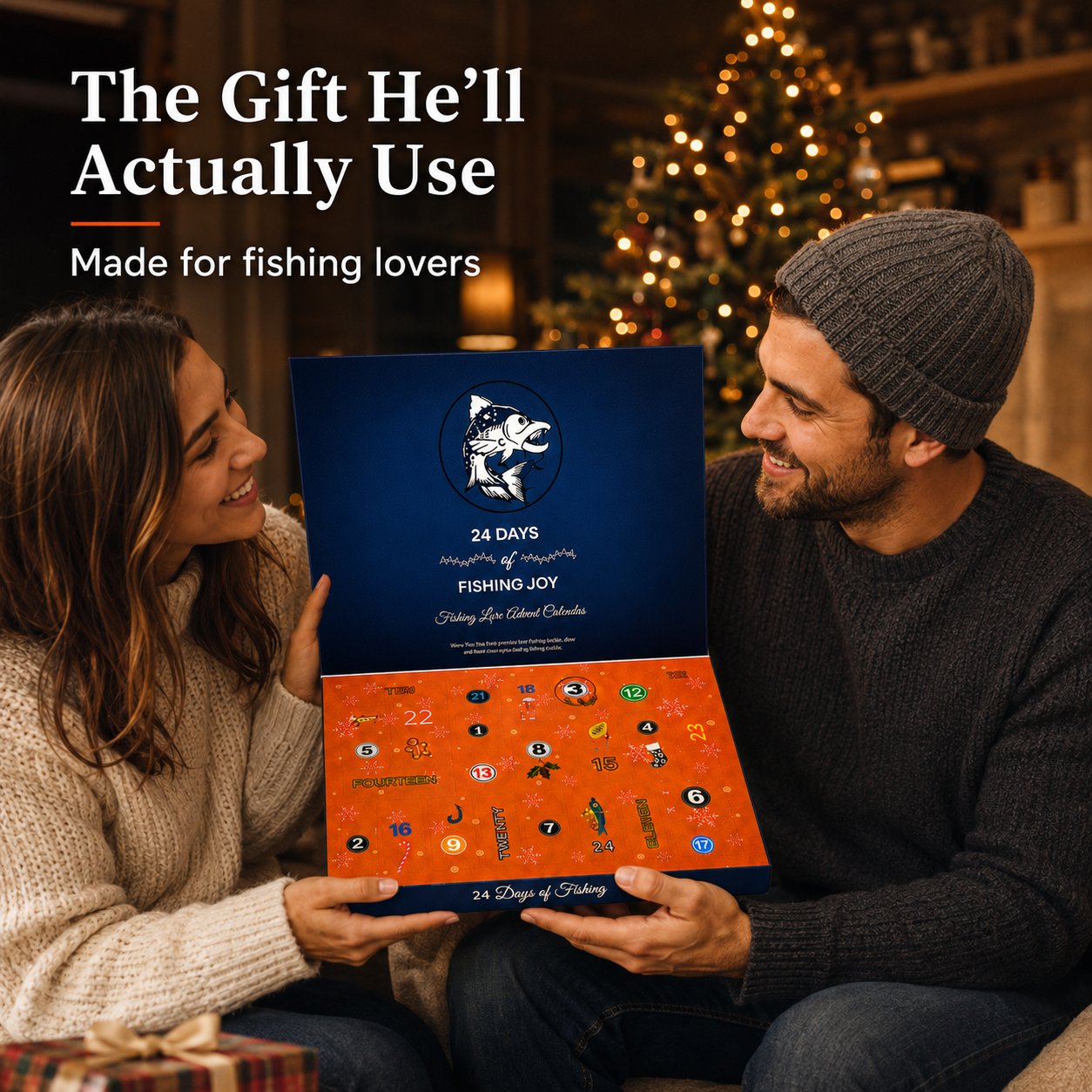 🎣🎄 Christmas Fishing Lures Advent Calendar – Limited Release!