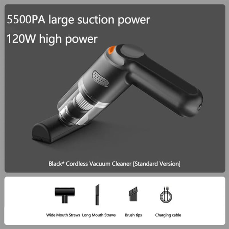 High-Power Cordless Vacuum Cleaner Kit for Car