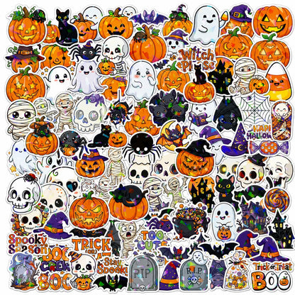 🎃 Holographic Halloween Sticker Pack — Add Spooky Sparkle Everywhere! 👻✨