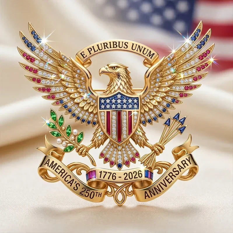 🎉Father's Day: 50% off for a limited time🎈 US 250th Anniversary Brooch Pin