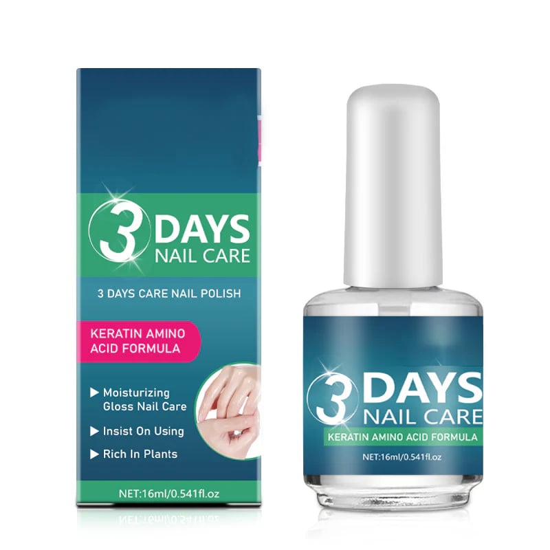 💝LAST DAY 49% OFF💝3 Days Nail Care - Keratin Amino Acid Formula, Suitable for Soft and Fragile Nails