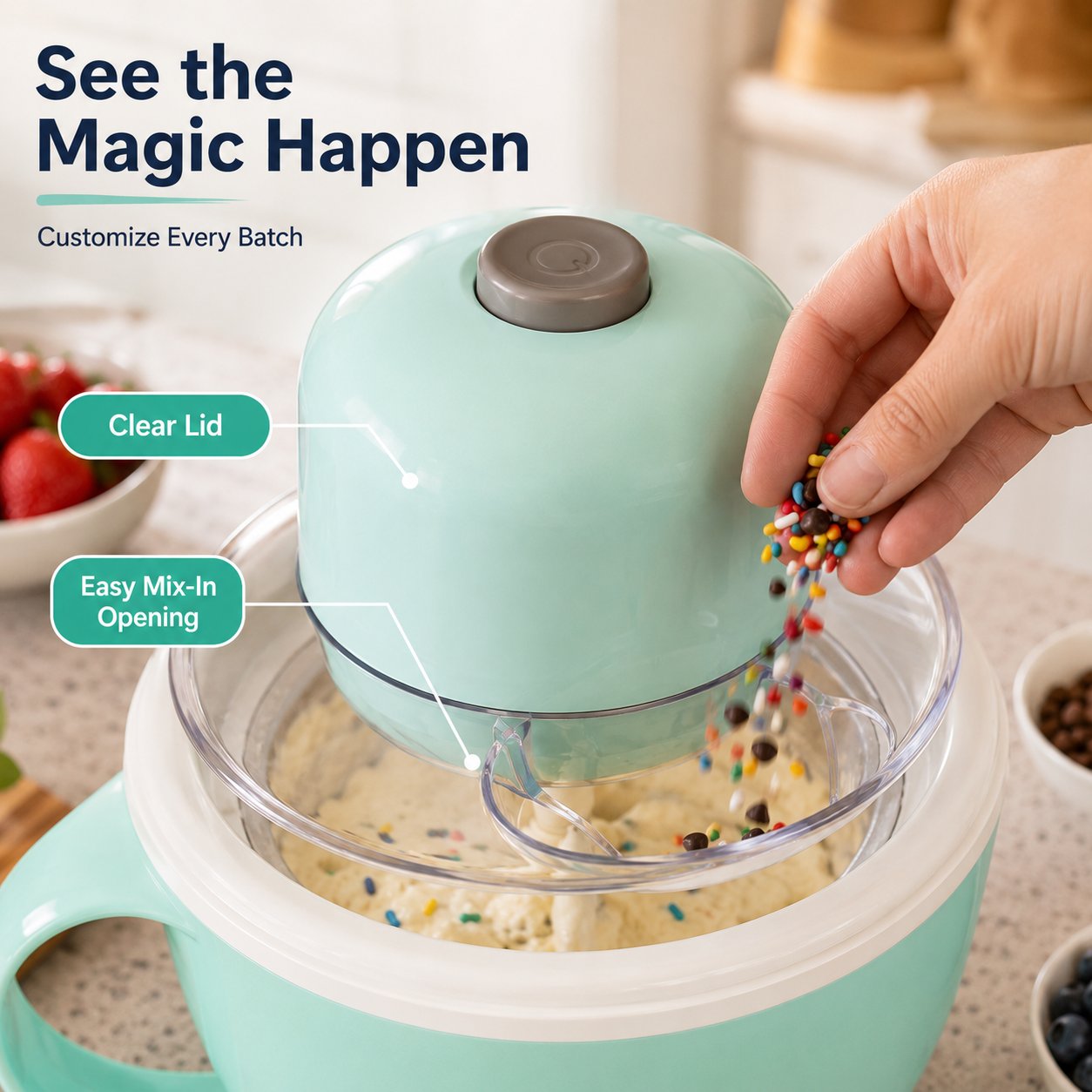 🔥LAST DAY 49% OFF - 🍦USB Family DIY Ice Cream Maker
