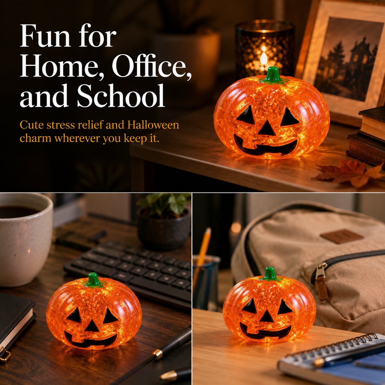 Cute Halloween Pumpkin Squishy Toy