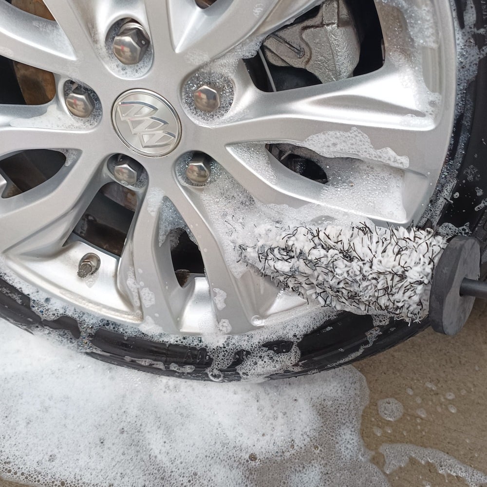 🔥 HOT SALE 🔥V+ Wheel Barrel Brush, Cleaning Brush for Wheels, 1 Pack