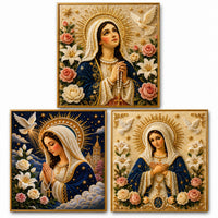 Rosary Rose + Golden Grace + Heavenly Dove – 3 Kits