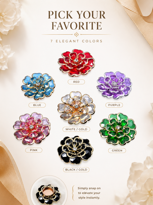 ⚡️Hot Sale｜1K+ Sold Today｜Sparkly Rhinestone Flower Strap