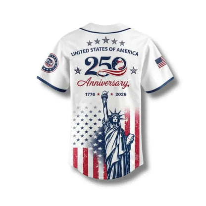 🔥USA 250th Anniversary 4th of July Unisex Baseball Jersey💐