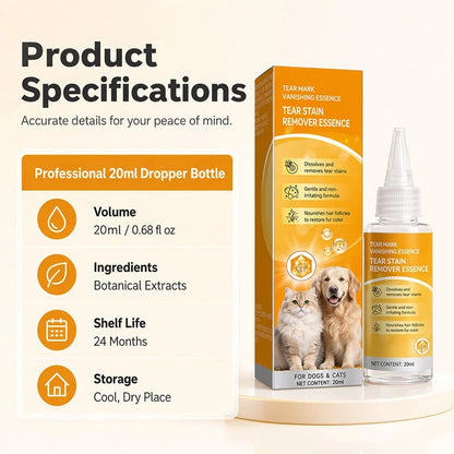 Gentle Pet Eye Stain Remover Essence Nourishing Drops