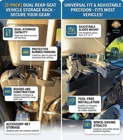 The Ultimate Universal Seat Back Gun Rack – Buy 2, Free Shipping