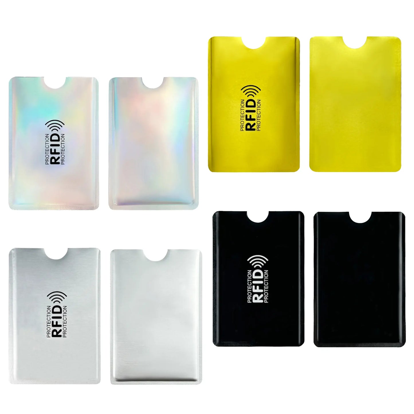 RFID Blocking Sleeves (8-Pack) – Stop Card Skimming Instantly