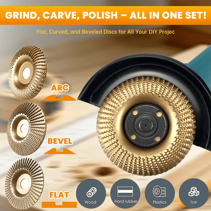 🔥2026 Hot Sale 49% off⚒️ Wood Carving Disc Set