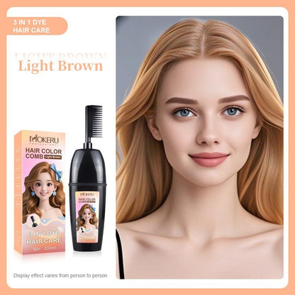Classic Instant Hair Dye Shampoo | 3-in-1 Hair Color, Long-Lasting, Easy Home Use
