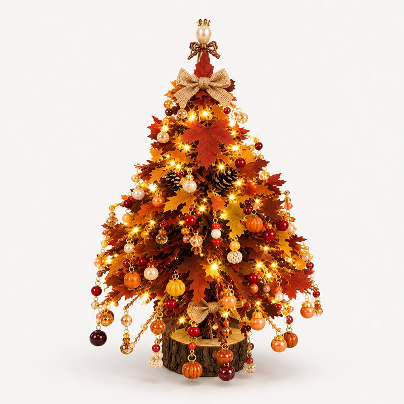 🎄Mini Tabletop DIY Beaded Christmas Tree Craft Kit | Handmade Holiday Home Decor