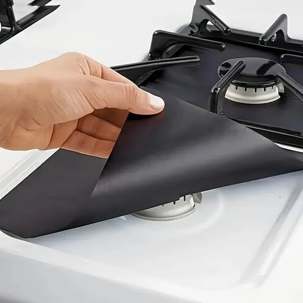 🎉🥘 Reusable Gas Stove Burner Liners♻️ (Set of 4)