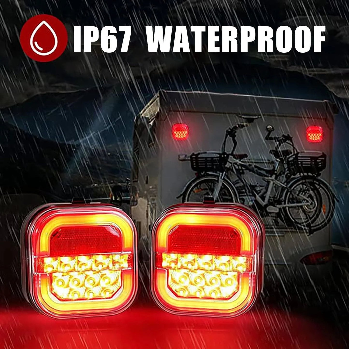 🔥2 Pack CAR LED TRAILER LIGHTS