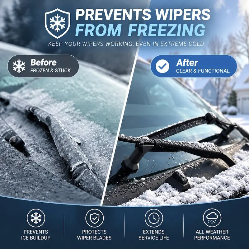 ❄️Wiper Anti‑Freeze Support Stoppers | Winter Car Snow Ice Protection