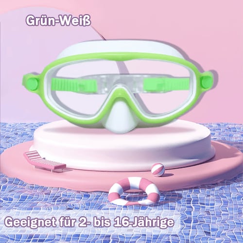 HD Large Frame Kids Swimming Goggles, Waterproof & Anti-Fog