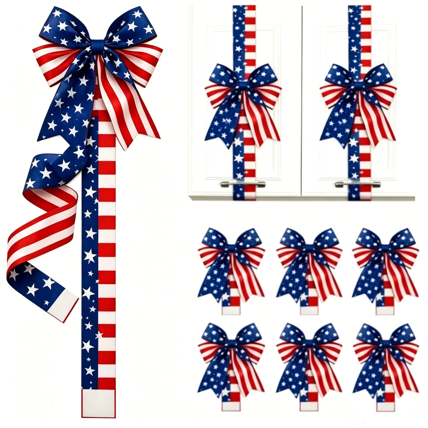 Holiday Independence Day & Memorial Day Cabinet Door Fringe