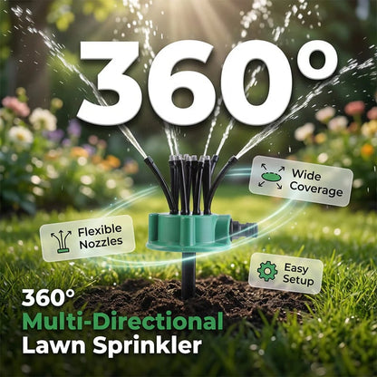 360° flexible garden sprinkler