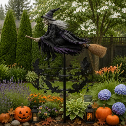 🔥49% Off Last Day -Halloween Early Bird Special🧙‍♀️ The Enchanted Witch Garden Wind Spinner