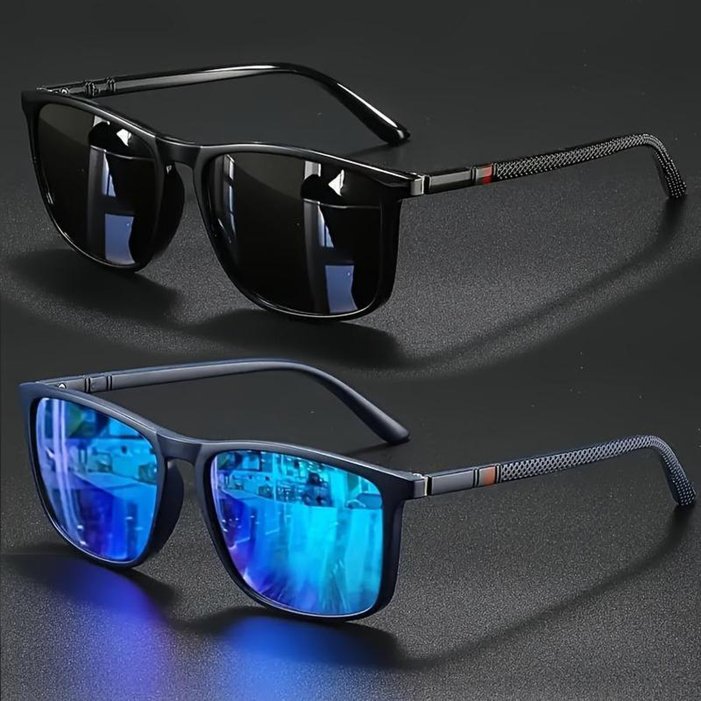 🔥Limited Time 50% Off✨Retro Futuristic Square Sunglasses for Women and Men
