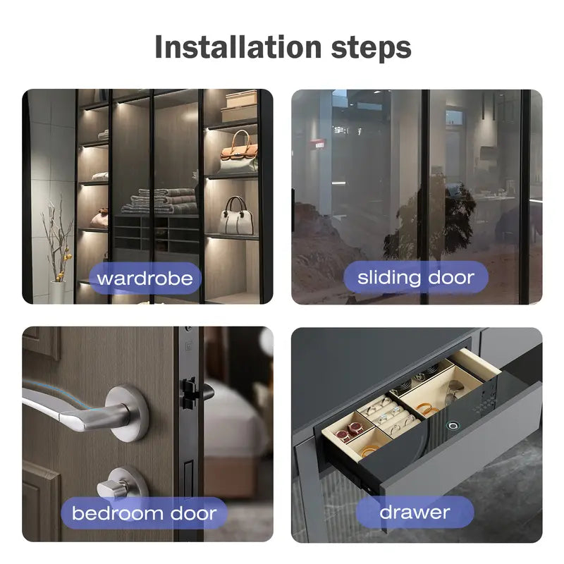 16 Pair Counts Cupboard Magnetic Catch without Punching, 3-Step Stick-On Install - No Tools Needed