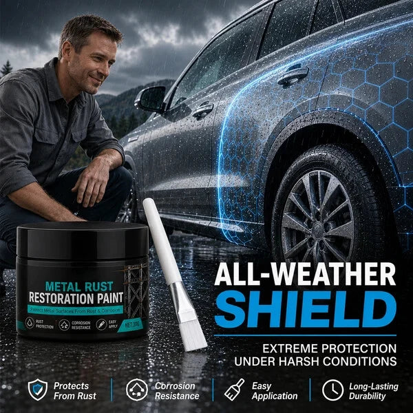 🥳2026 HOT SALE🥳💞50K+ SOLD!🔧🏠 Metal Rust Protection Black Repair Paste – Restores rusty gates, railings & tools. Forms protective coating – no need to replace! 🛡️✨🔥