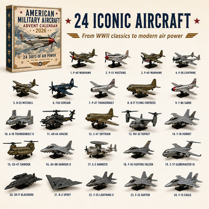 ✈️🇺🇸 American Military Aircraft Advent Calendar 2026 – 24 Days of Air Power