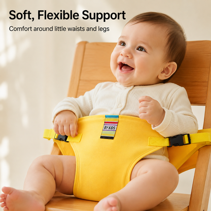 Portable Baby Chair Harness Safety Belt — Foldable Toddler Dining Seat for Travel & Restaurants